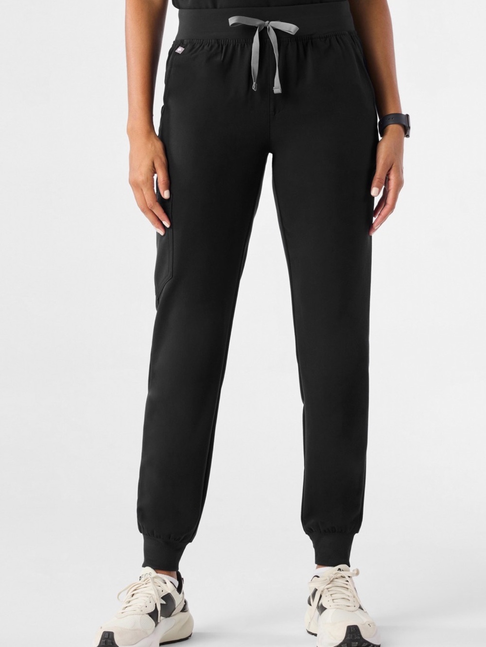 Figs Black Women's Jogger Pants and scrub top
